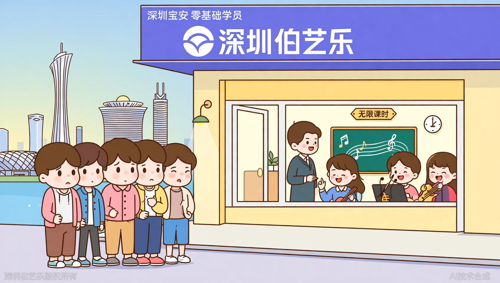 深圳宝安区学唱歌怕没效果？伯艺乐音乐培训&ldquo;不限课时&rdquo;打消顾虑