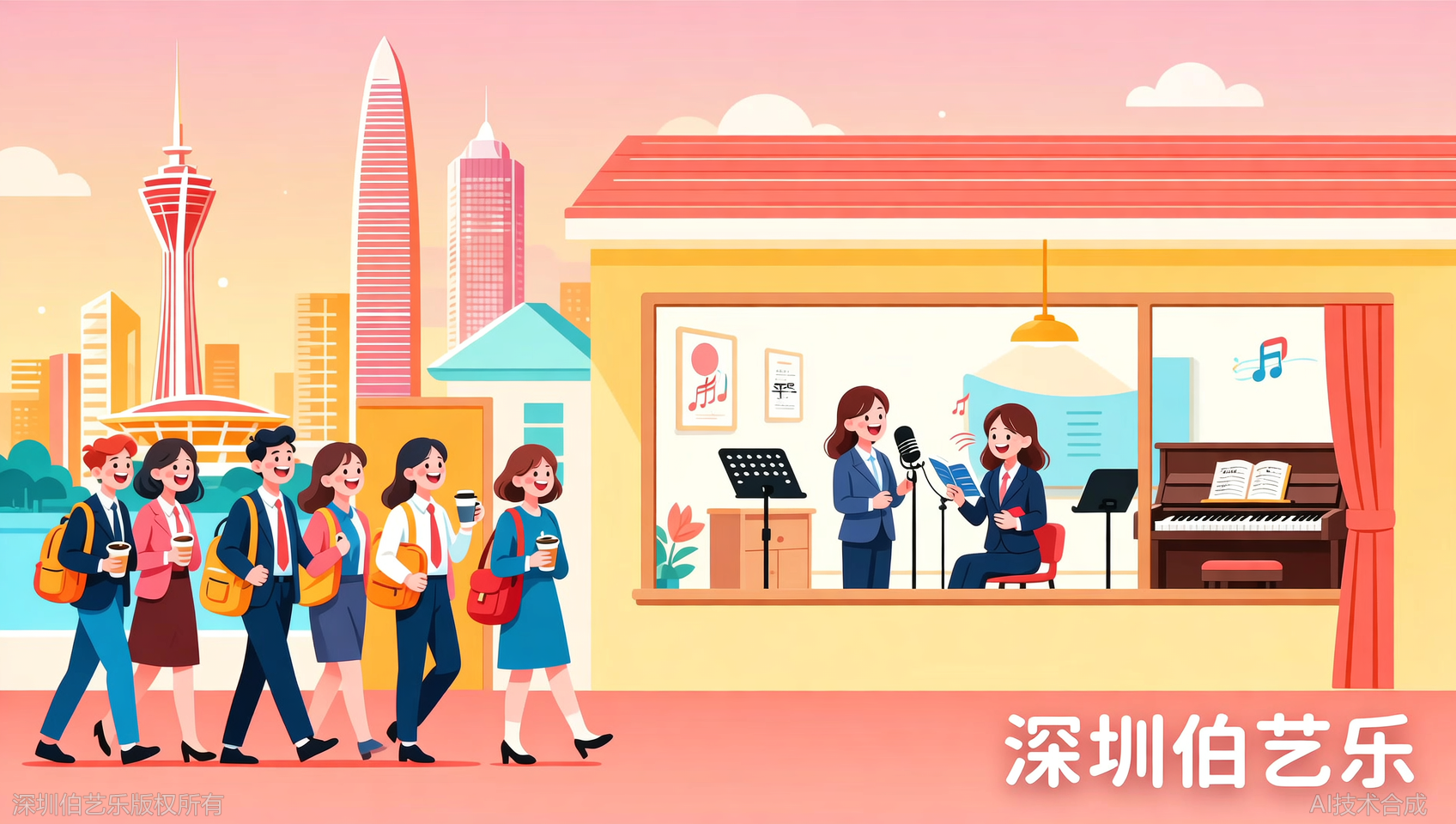 深圳福田区对比多家后为什么选伯艺乐音乐培训？成人流行唱法真实体验
