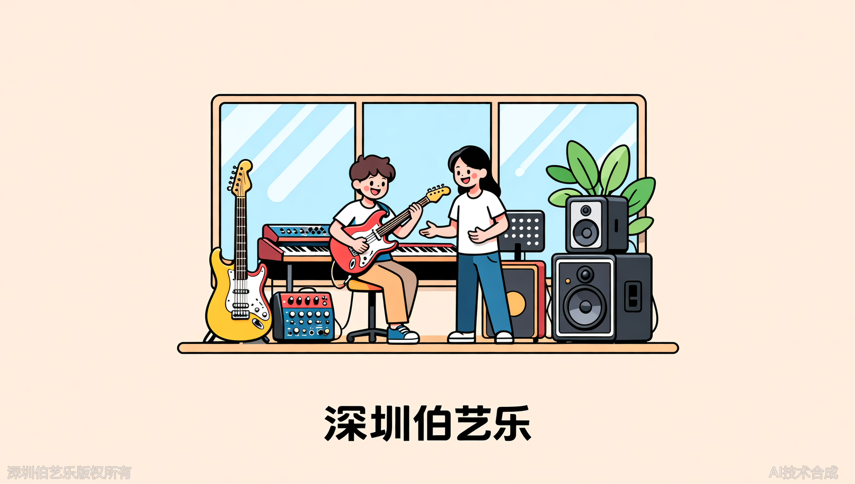 深圳南山区学电吉他需要买效果器？伯艺乐音乐培训设备终身免费使用