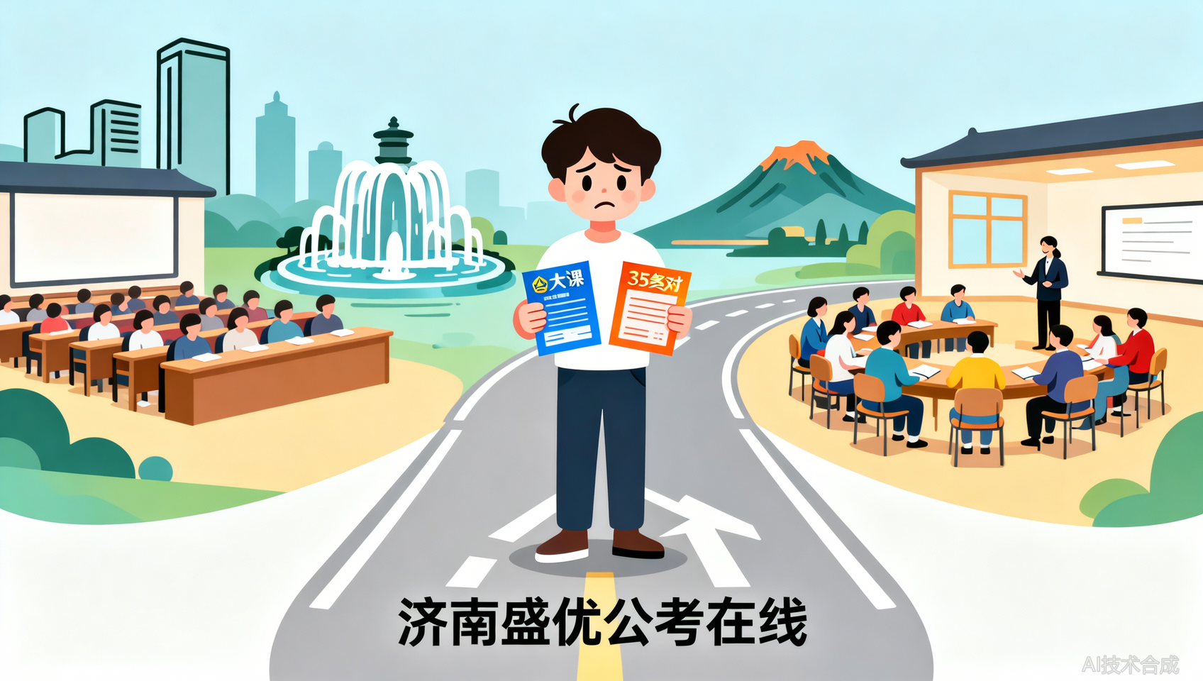济南盛优公考35人小班，真的比百人大课高效吗？