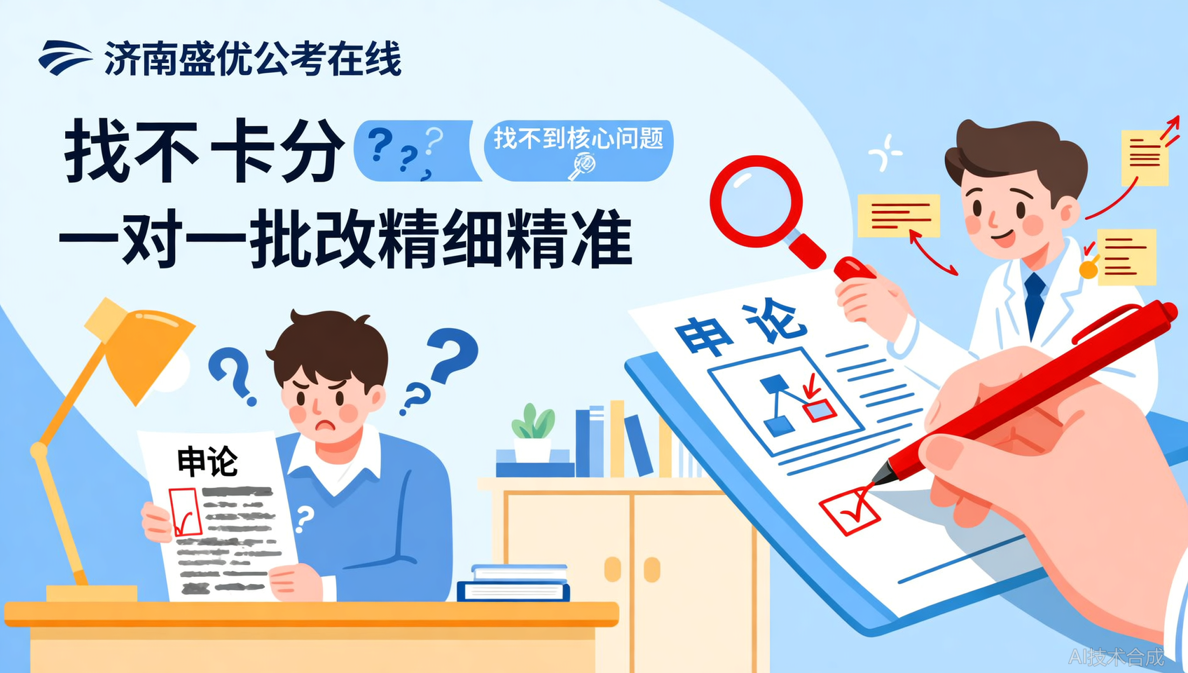 申论一对一批改有多细？济南盛优公考学员这样说