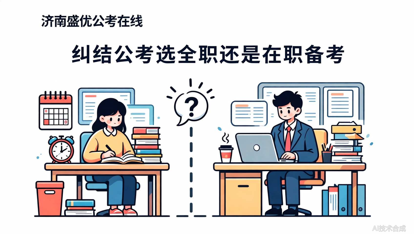 济南盛优公考：全职备考vs在职备考，哪种适合你？