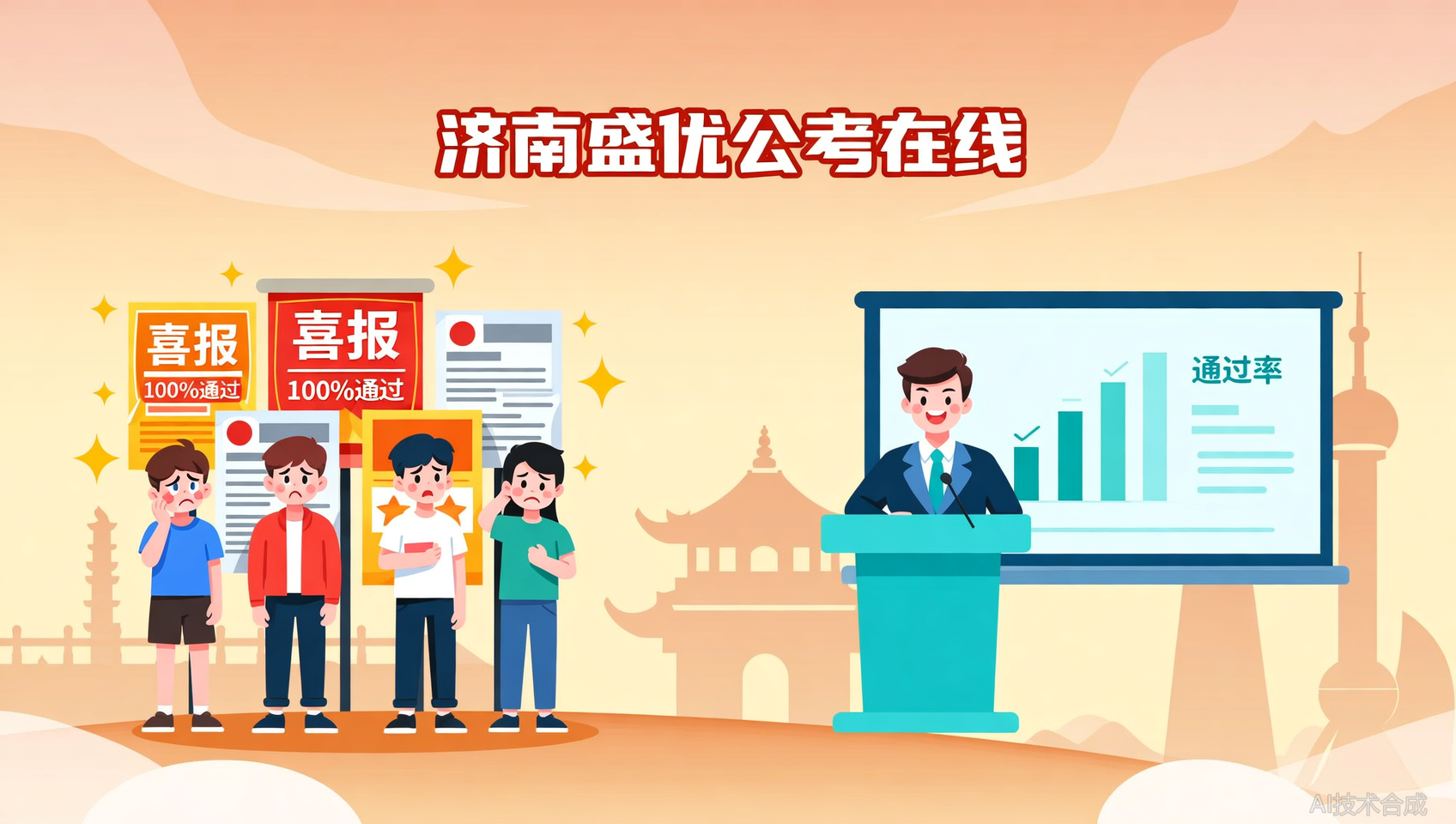 济南盛优公考：我们不发假喜报，只晒可查的通过数据