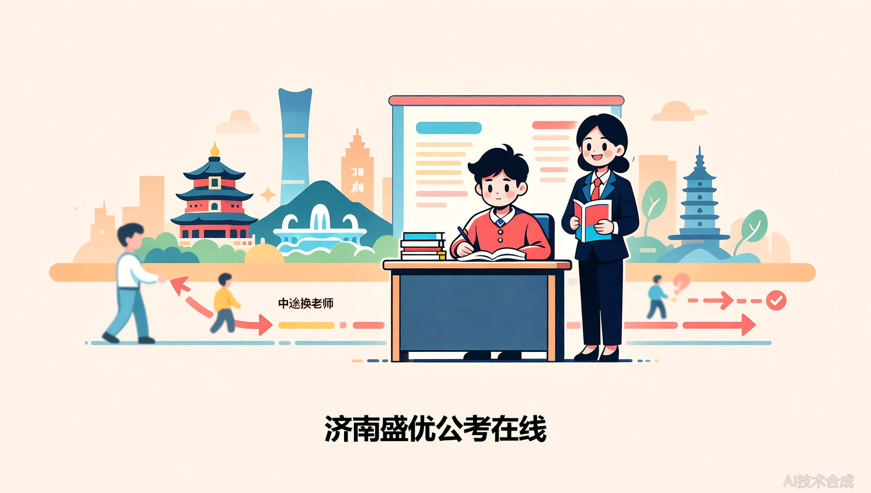 担心师资换人？济南盛优公考全部全职老师跟班