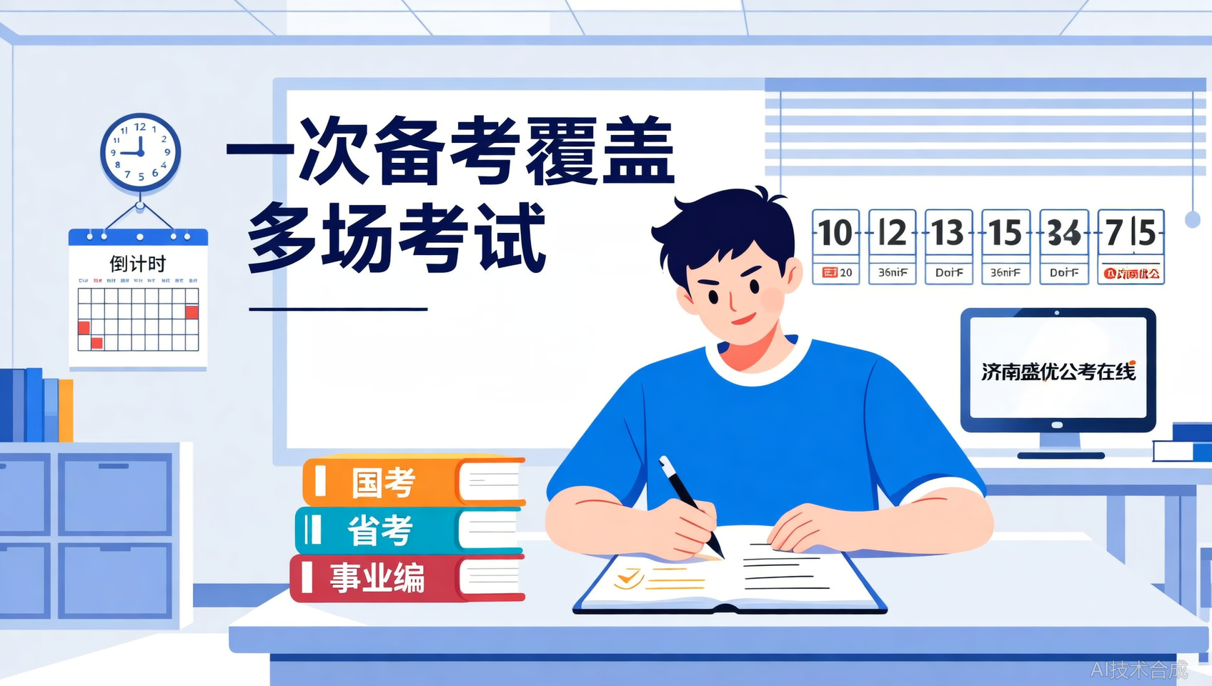 济南盛优公考：一次备考如何覆盖国考、省考、事业编？