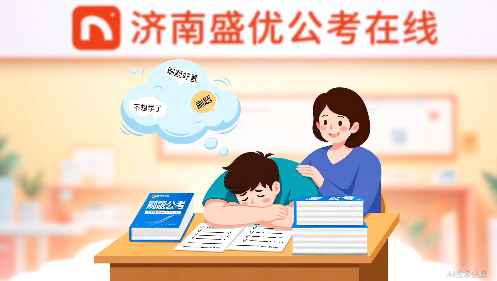 济南盛优公考家长反馈：孩子从厌学到主动刷题