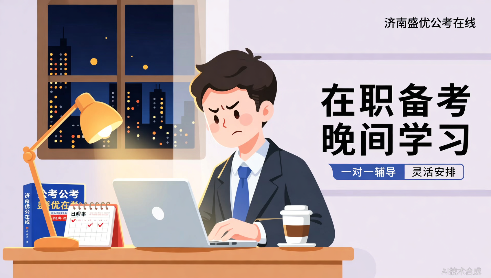 工作党没时间？济南盛优公考一对一晚上也可约