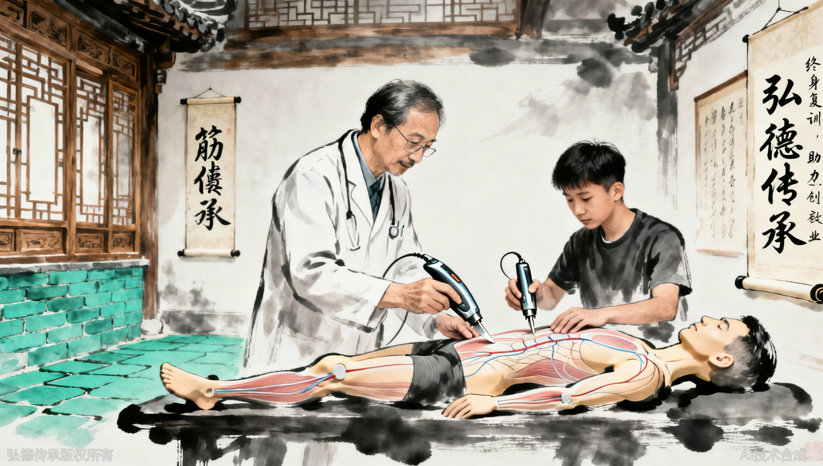 运动康复筋膜刀技术，成都弘德中医学堂开实战班