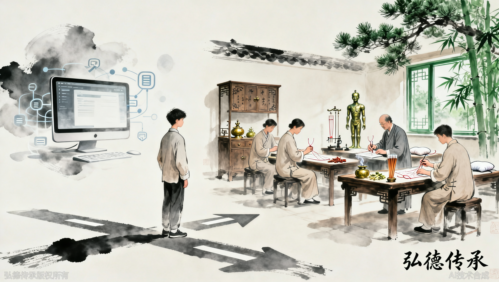线上网课vs线下实操，弘德中医学堂让你真学会能上手