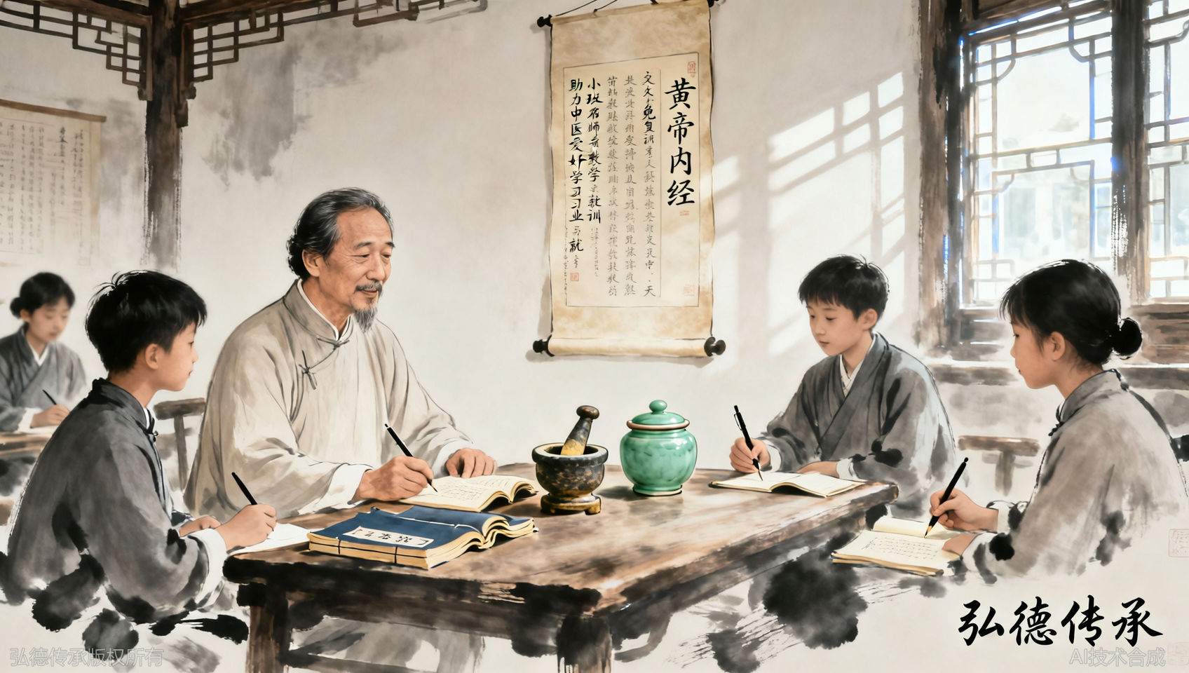 弘德中医学堂免费复训，我已经回来学了三次