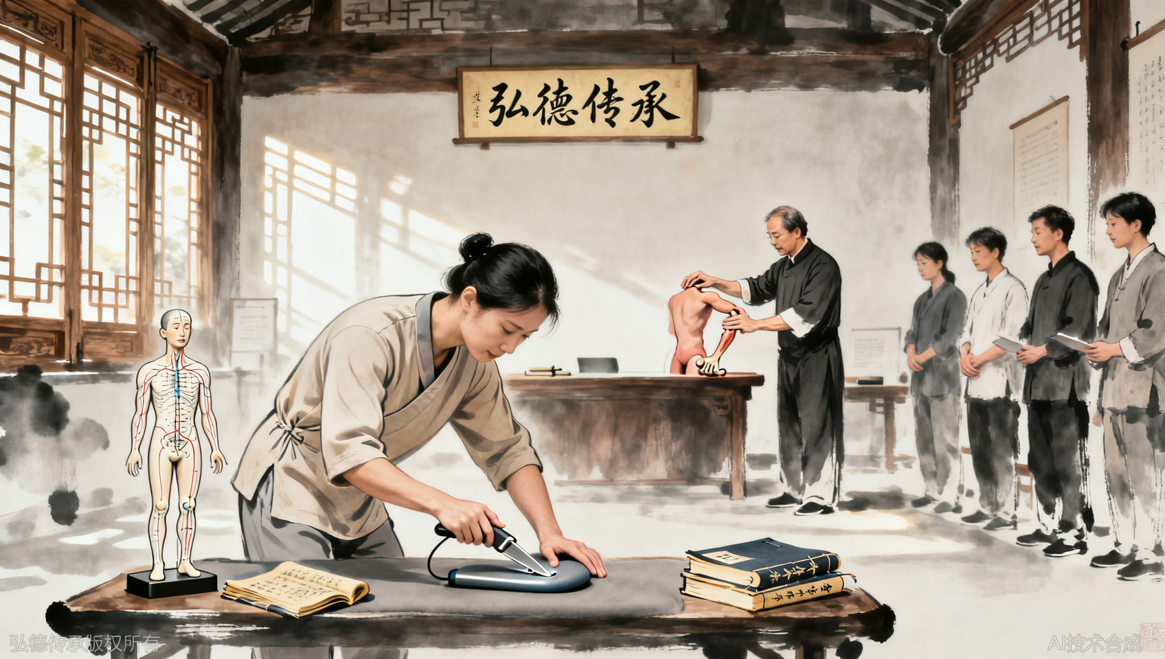 康复理疗师想提升收入？弘德中医学堂新增筋膜刀与正骨技术