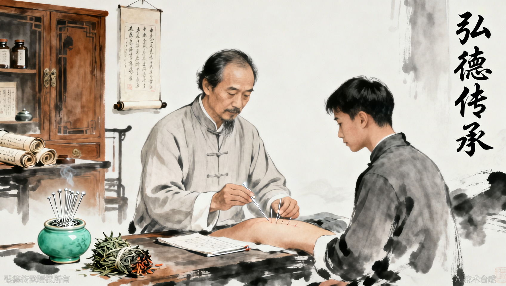 弘德中医学堂董氏奇穴专修班，台湾第四代传人亲授