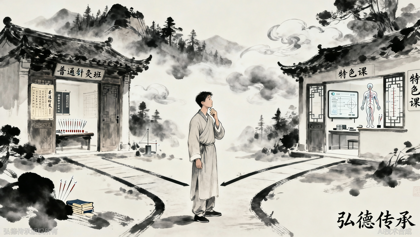 普通针灸班vs弘德中医学堂董氏奇穴+天星神针特色课