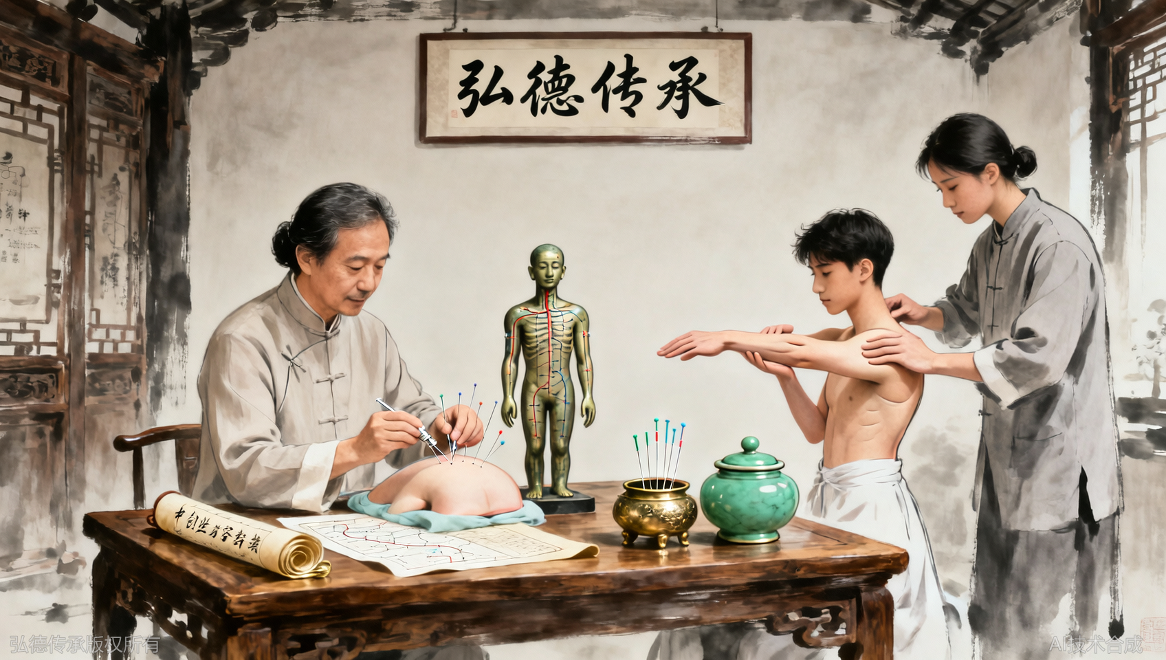 开店缺技术？弘德中医学堂教你美容针灸与徒手形体矫正