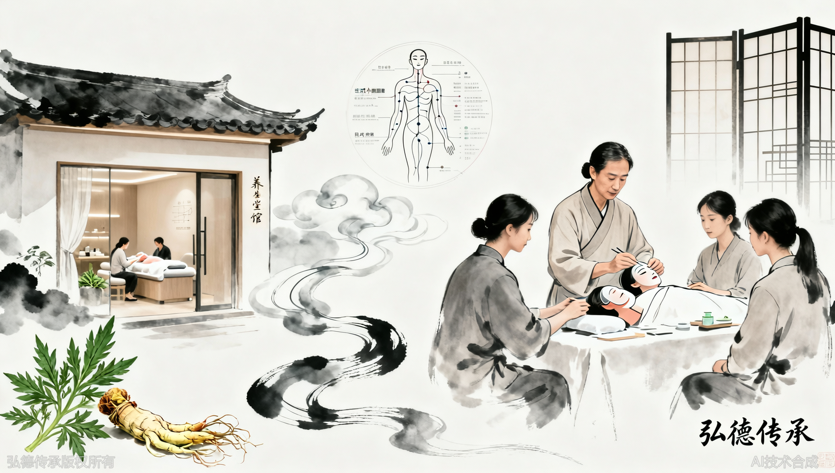 养生馆项目同质化严重？弘德中医学堂日式小颜面雕帮你突围