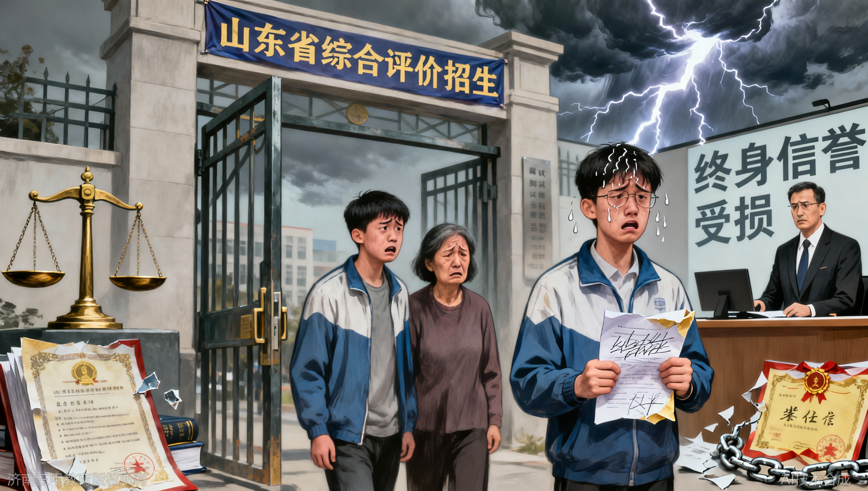 山东综评材料造假后果：警惕这5种严重影响