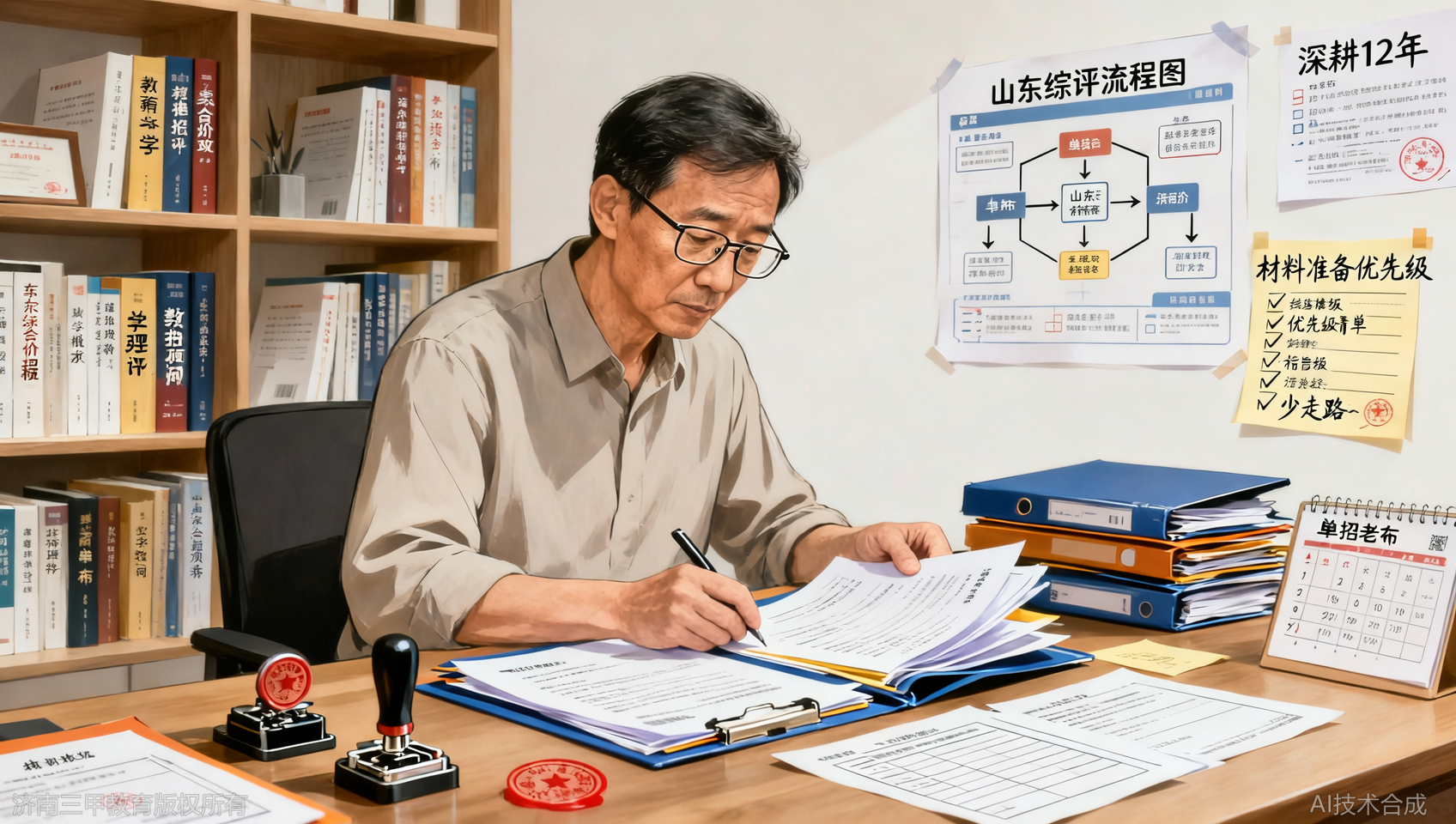 山东综评材料清单：按优先级排序的必准备项