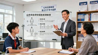 山东综评校测体测要求：考生需满足的3个标准