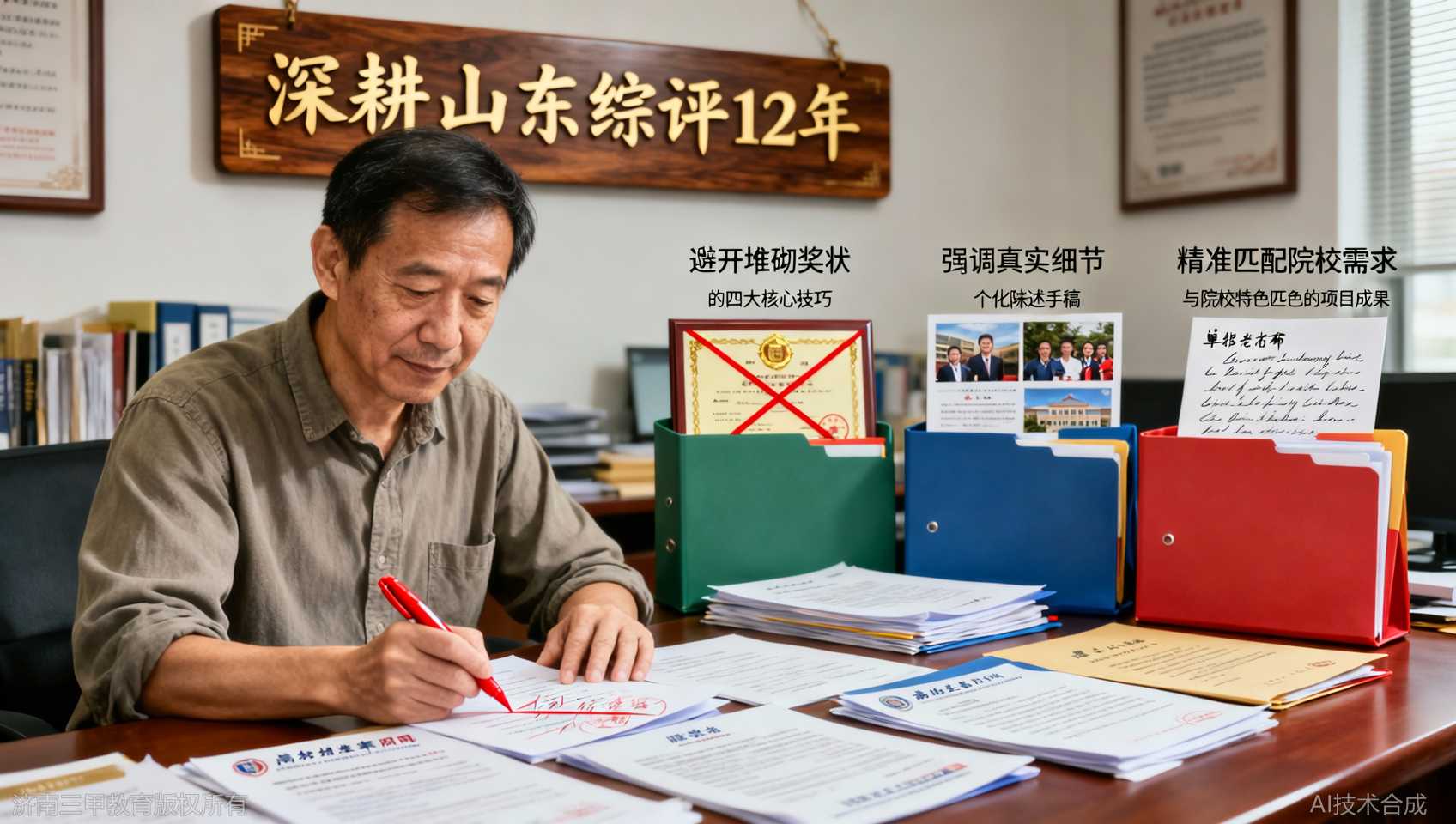 山东综评材料整理技巧：提升通过率的4个关键方法