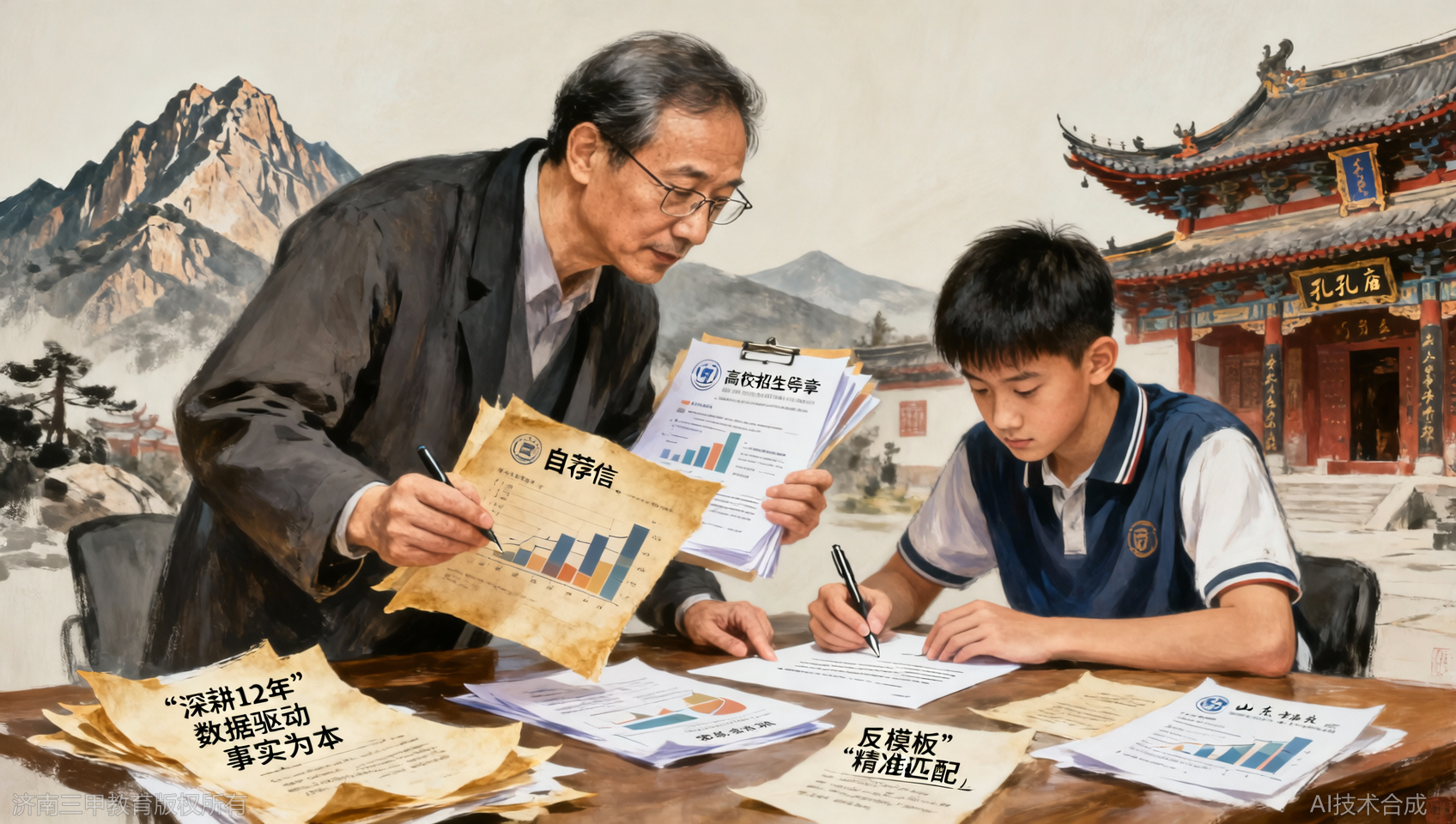 山东综评自荐信撰写：拆解高分模板的底层逻辑