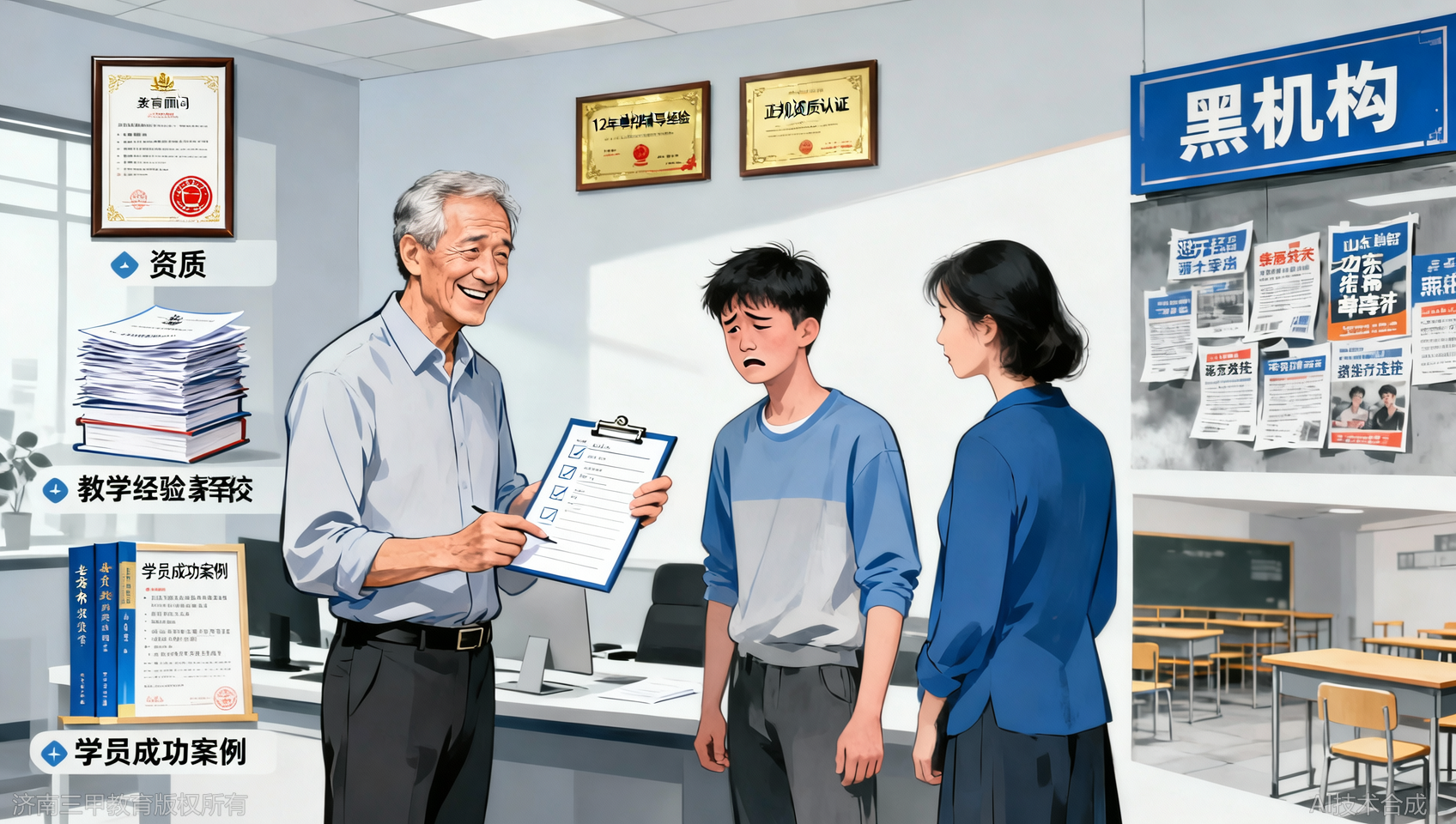 山东靠谱单招机构判断方法：4个核心核查要点