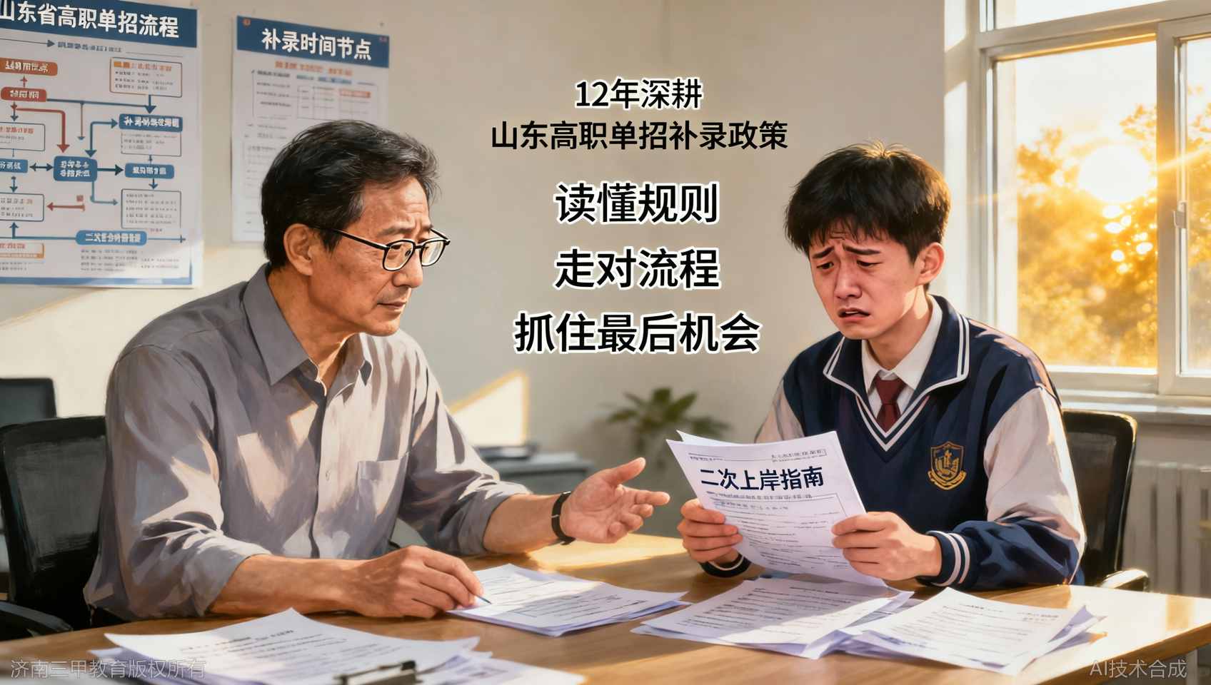 山东单招滑档补录机会：规则与申请指南