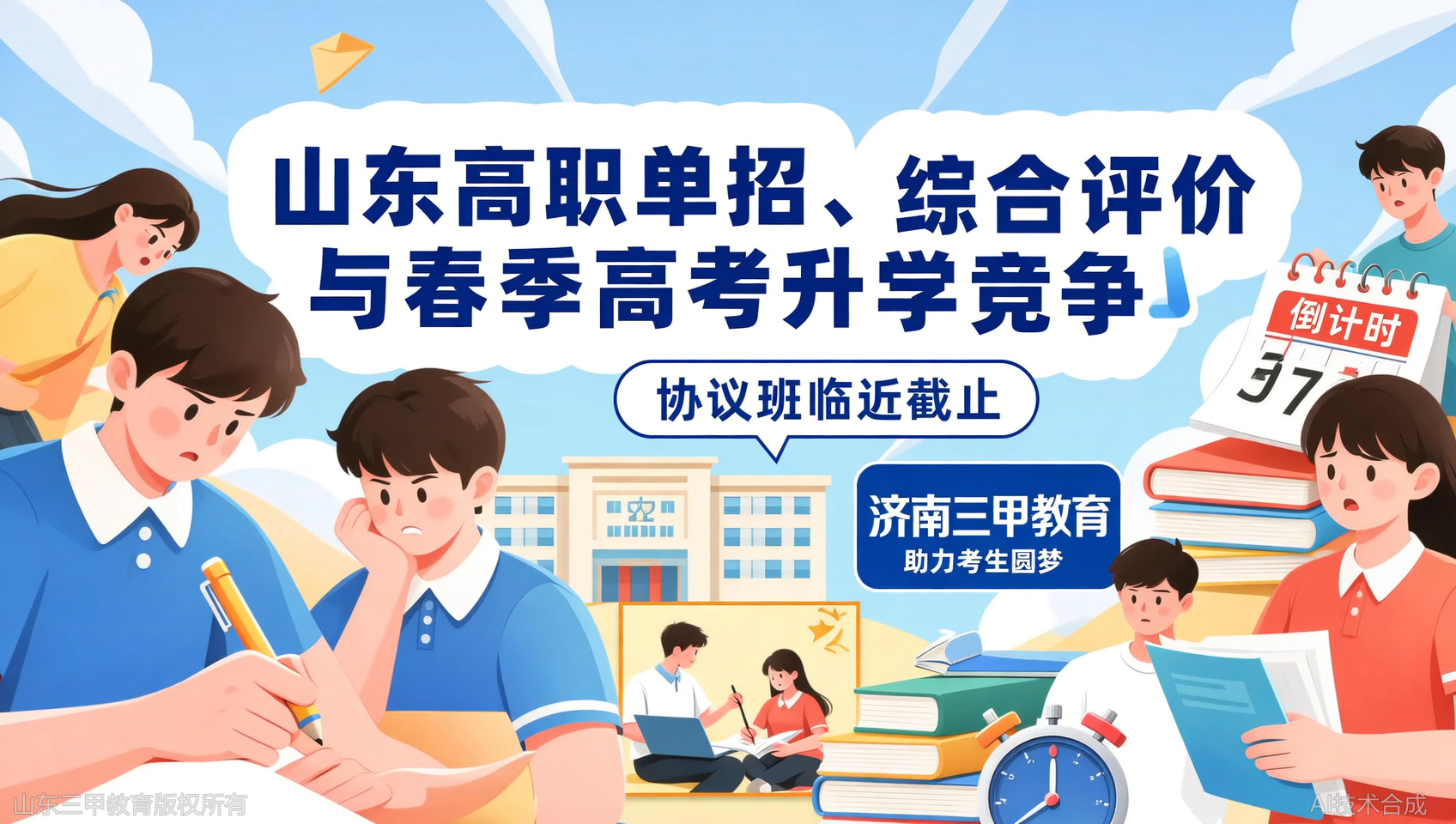 合约班报名倒计时：三甲教育升学合约班开启报名