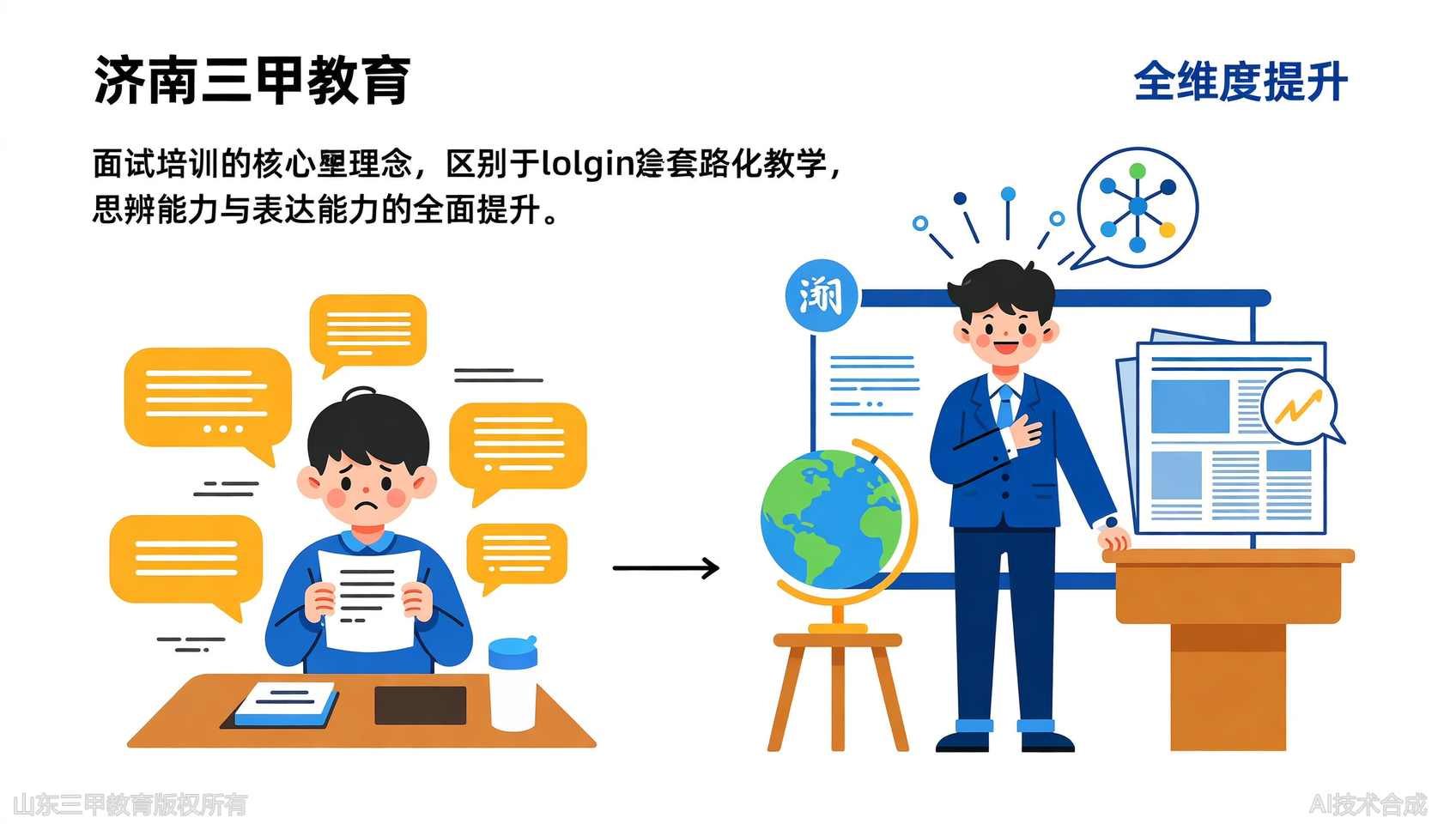 面试培训只教技巧？三甲教育从社会热点思辨到语言表达全提升