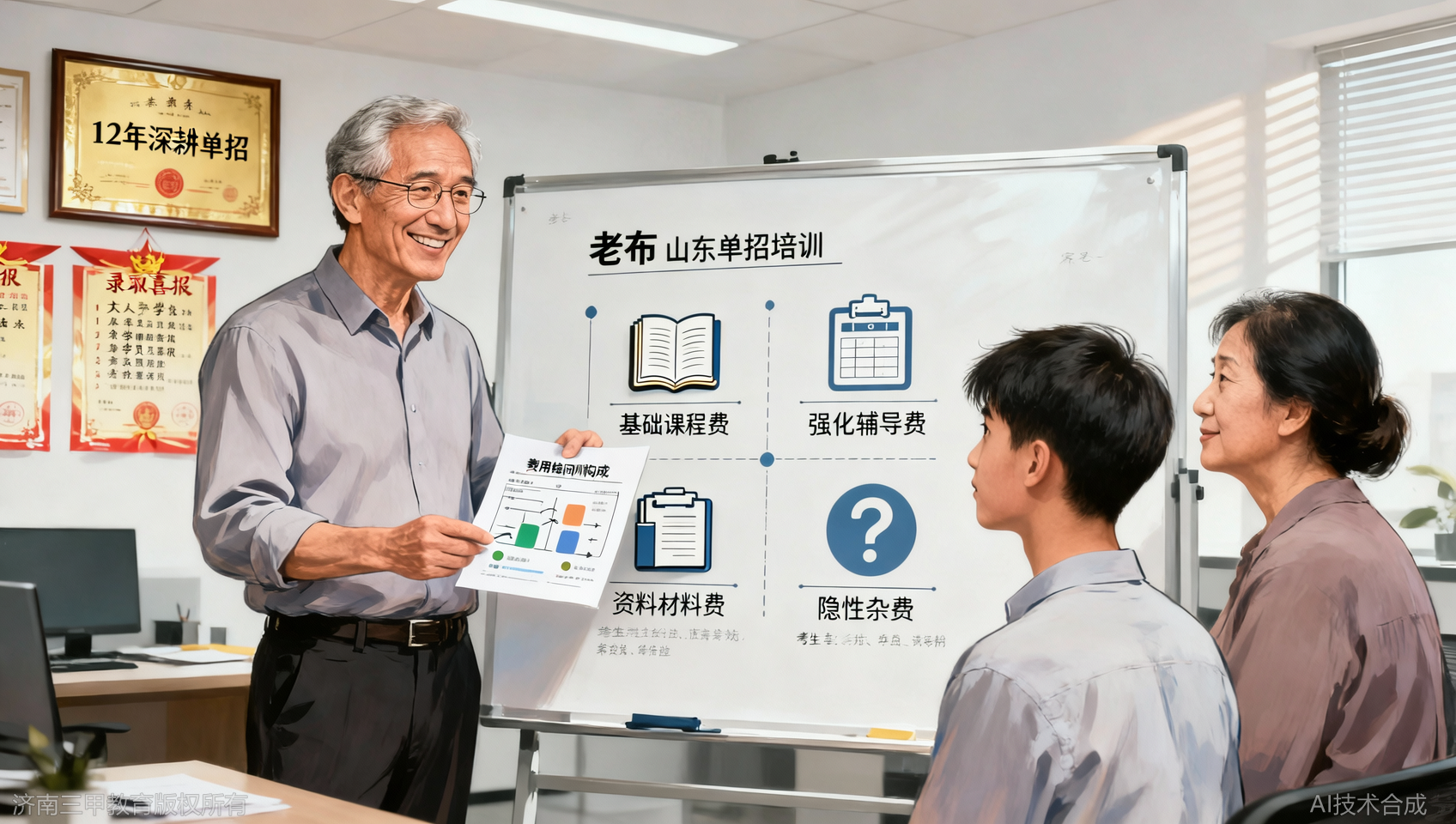 山东单招培训费用参考：考生需了解的4个花费项目