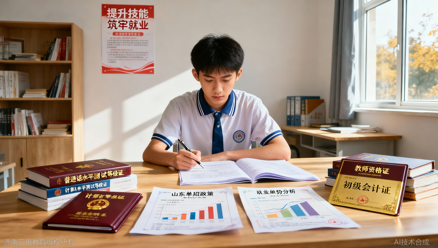 山东单招就业证书推荐：必考的4个证书