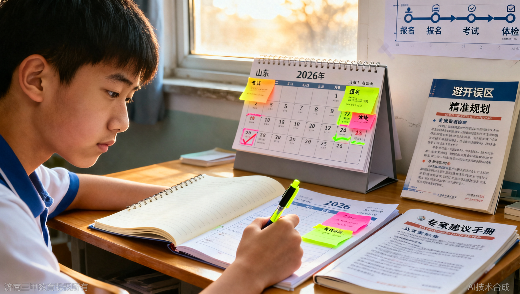 山东单招考试时间安排：关键节点提醒