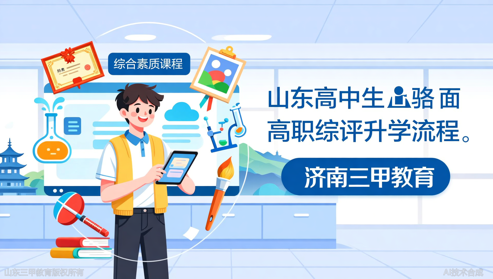其他机构不填云平台？三甲教育综评综合素质课程+档案填写全包