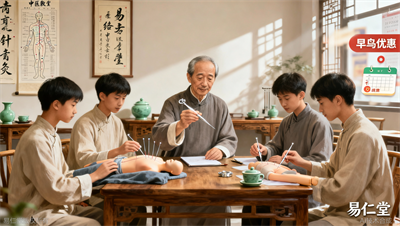 易仁堂教育中医古法针灸新课上线，早鸟优惠进行中