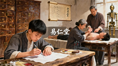 易仁堂教育针灸课：从纸垫练针到真人实操，循序渐进