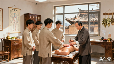 易仁堂教育小班授课，老师手把手调手法