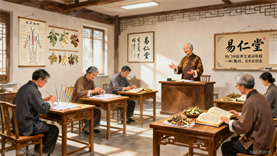 山西易仁堂教育：一次交费，一年内免费复训