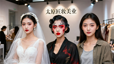 太原匠妆学员作品展：新娘妆、影视妆、日常妆一次看够