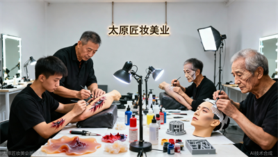 影视特效化妆培训学什么？伤效、老年妆、3D转印一次看懂