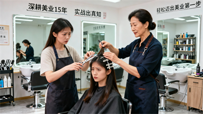 太原美发培训真人实操：新手快速积累经验的技巧