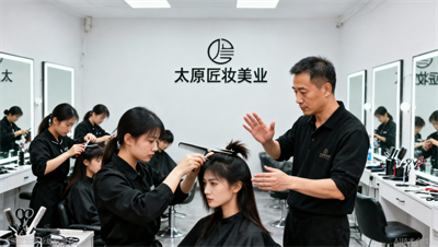 为什么在太原匠妆，你每天有80%的时间在实操？因为剪坏1000个头模，才能服务好1个真人