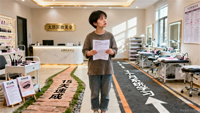 太原匠妆实测：零基础学纹绣，15天 vs 3个月，差距竟在这3个练习环节
