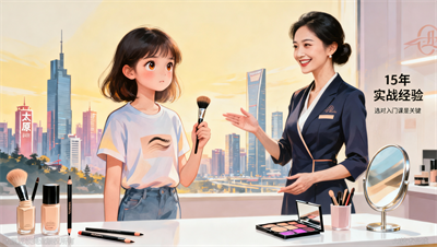 太原初高中毕业学化妆：适合年轻人的入门课程拆解