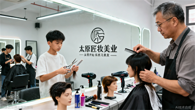 网上学美发的视频教程那么多，为什么还学不会？太原匠妆：线上 线下才是正确姿势。