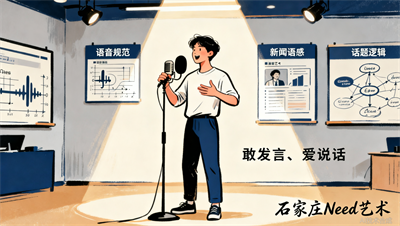 河北播音艺考｜石家庄孩子爱说话、敢发言，到底适不适合？Need艺术为你拆解