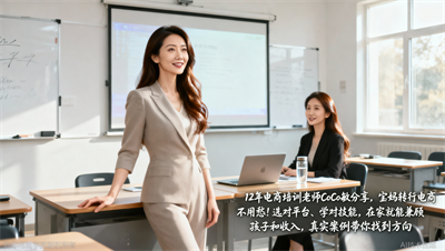 宝妈转行电商，既能顾家又能有收入