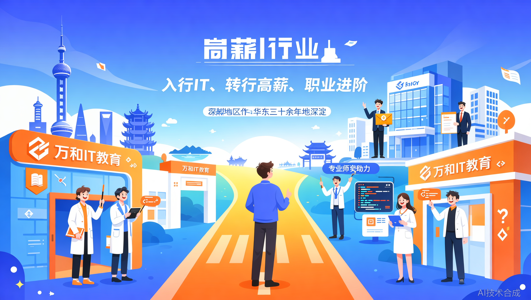 万和IT教育1993年创办：30+年口碑，华东IT培训标杆