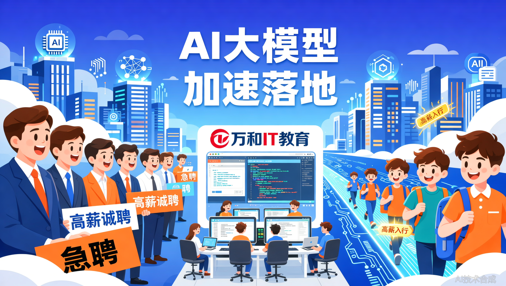 万和IT教育大模型实战：RAG+Agent+微调，企业直缺人才