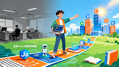 万和全栈+Java智能体：5个月学成，一人多专直通大厂