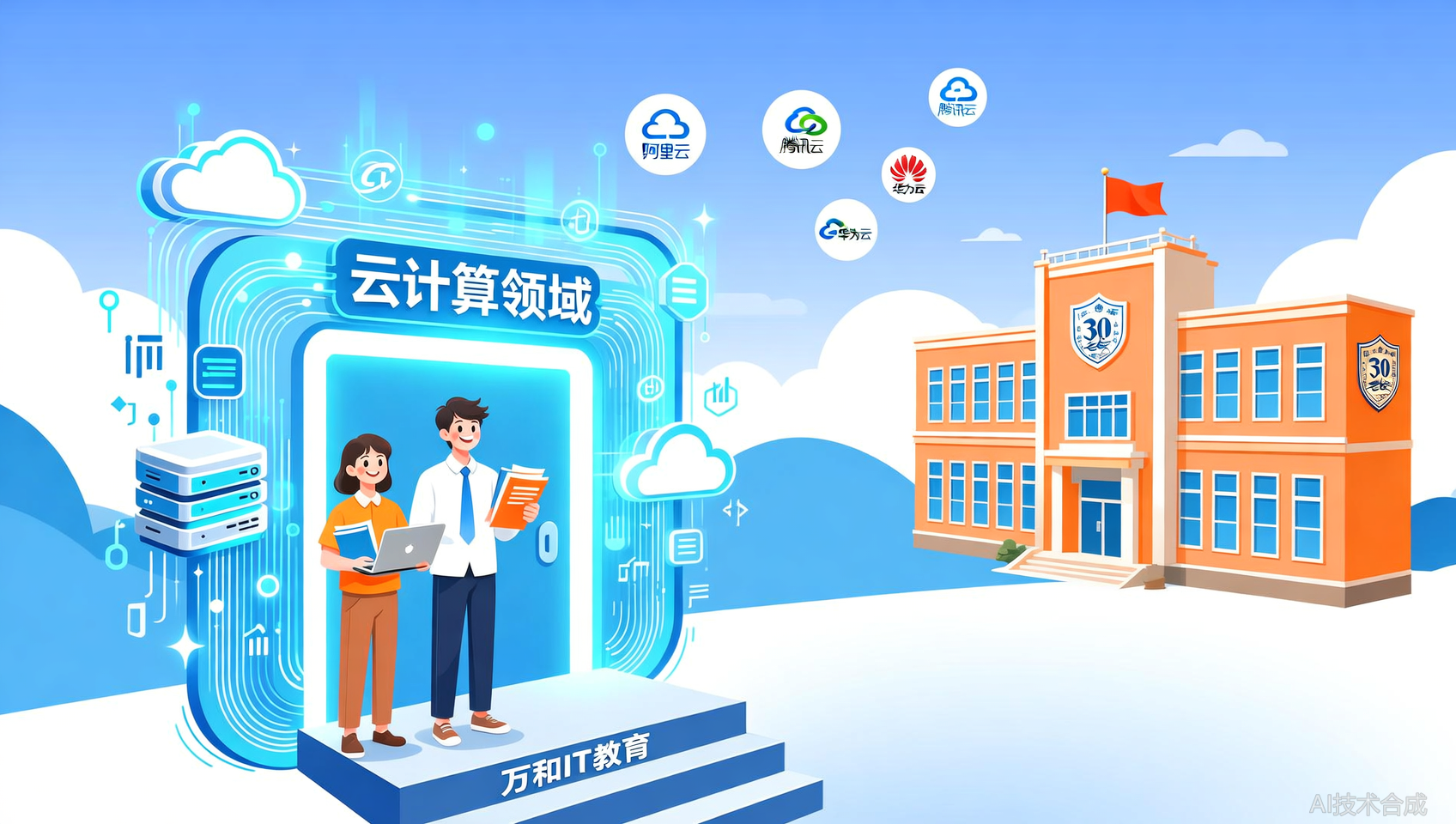 30年IT老校！万和云计算，助力跨行/应届生稳进大厂