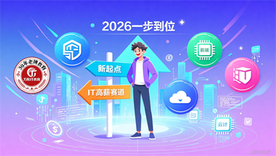 30年IT老牌！万和四大热门课，2026 转行就业一步到位